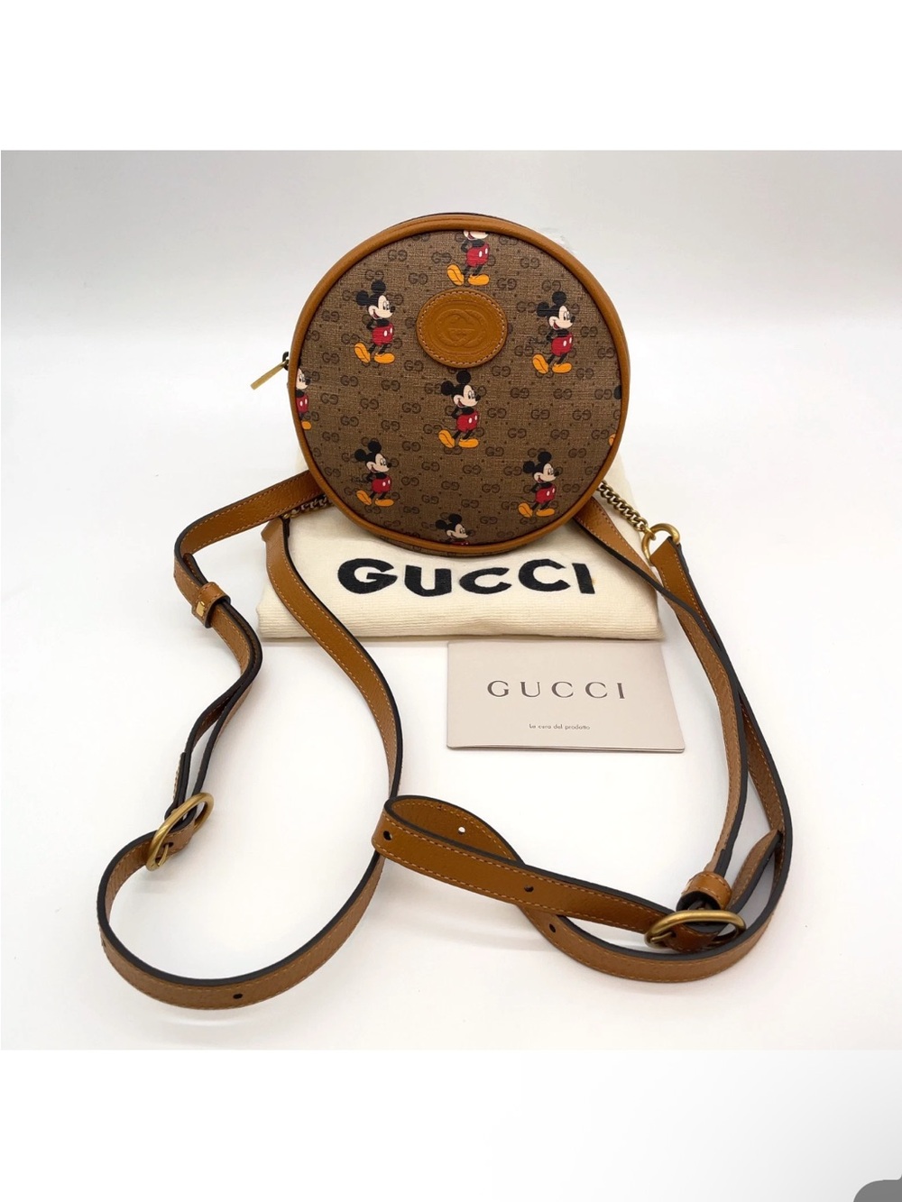 Gucci x Disney Mickey Mouse limited ed mini round back pack